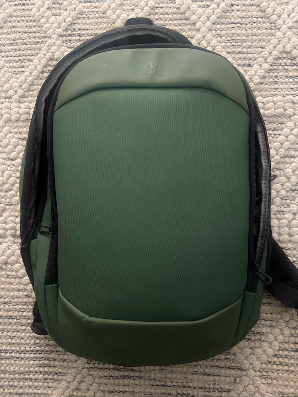 Green and Black Anti-Theft Water Resistant Computer Backpack
